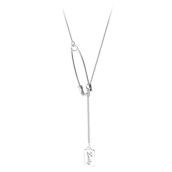 chains 925 sterling silver korean fashion party elegant pin paper clip necklace clavicle chain jewelry for women gift 2021
chains 925 sterling silver korean fashion party elegant pin paper clip necklace clavicle chain jewelry for women gift 2021