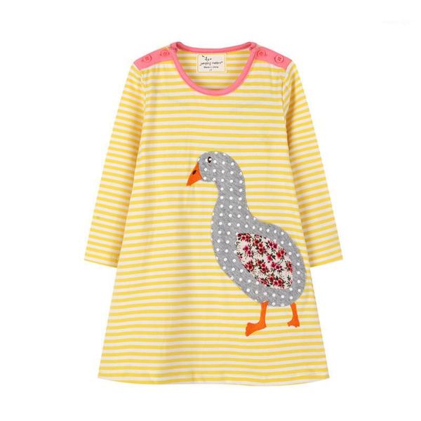 girl's dresses jumping meters animals applique stripe princess girls long sleeve for autumn spring duck baby dress1, Red;yellow
girl's dresses jumping meters animals applique stripe princess girls long sleeve for autumn spring duck baby dress1, Red;yellow