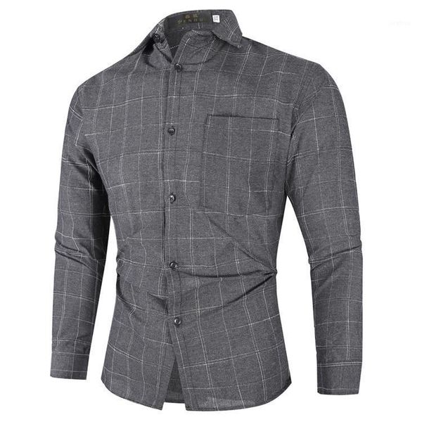 casual plaid men's shirt long sleeve shirts for man social slim fit male blouse autumn new grey black blue1, White;black
casual plaid men's shirt long sleeve shirts for man social slim fit male blouse autumn new grey black blue1, White;black