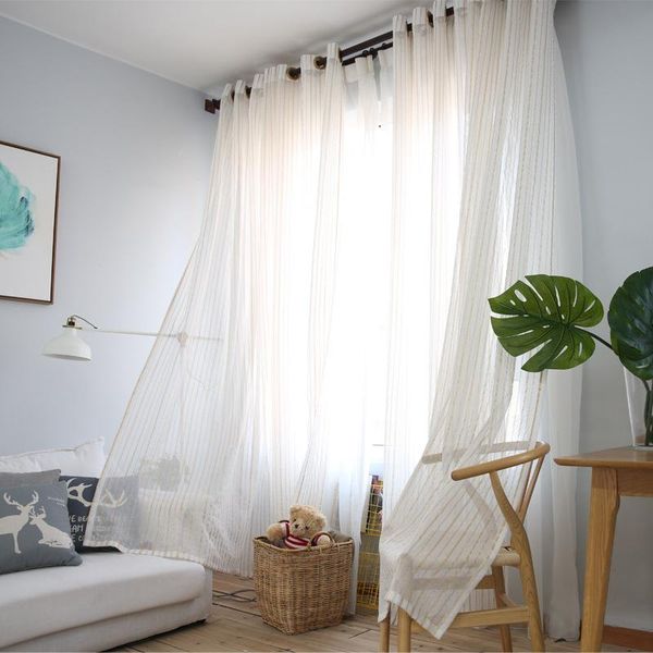 modern cotton linen gold striped bedroom sheer curtains for living room tulle panels window screening
modern cotton linen gold striped bedroom sheer curtains for living room tulle panels window screening