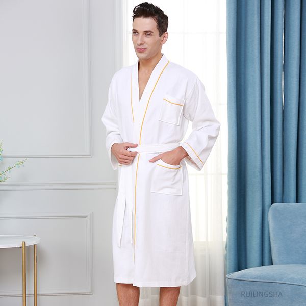 5 star l men 100% cotton plus size sweat towel bathrobe kimono waffle bath robe mens night sleepwear for women dressing gown 201109, Black;brown
5 star l men 100% cotton plus size sweat towel bathrobe kimono waffle bath robe mens night sleepwear for women dressing gown 201109, Black;brown