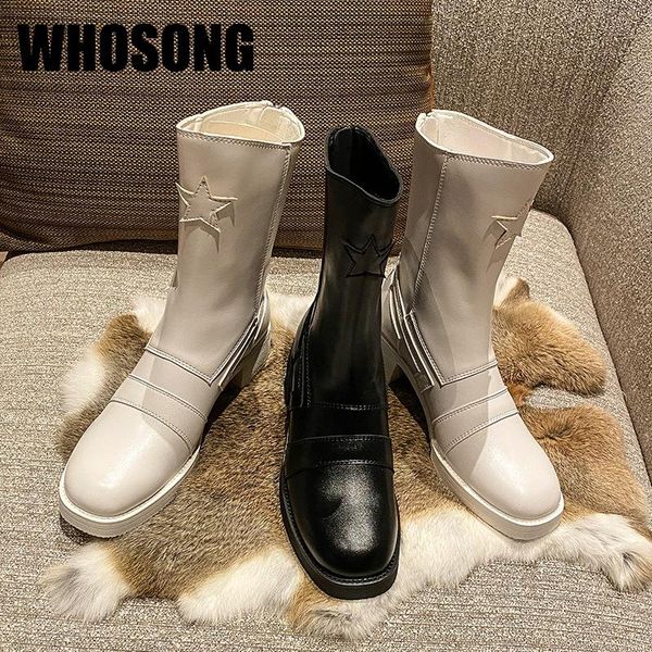 autumn women boots ladies mid calf boots woman real leather shoes female black brand fashion crystal botas motocycle shoes
autumn women boots ladies mid calf boots woman real leather shoes female black brand fashion crystal botas motocycle shoes