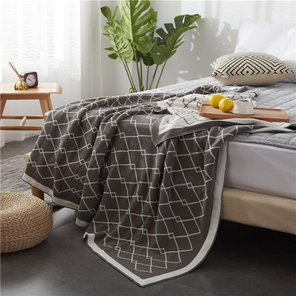 geometric knitted blanket gray 100%cotton blandets black and white throw sofa plane knee cover blanket nodric home textile1
geometric knitted blanket gray 100%cotton blandets black and white throw sofa plane knee cover blanket nodric home textile1
