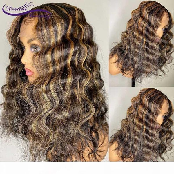 highlight color deep wave lace front human hair wigs 180% density remy brazilian wigs bleached knots dream beauty, Black;brown
highlight color deep wave lace front human hair wigs 180% density remy brazilian wigs bleached knots dream beauty, Black;brown