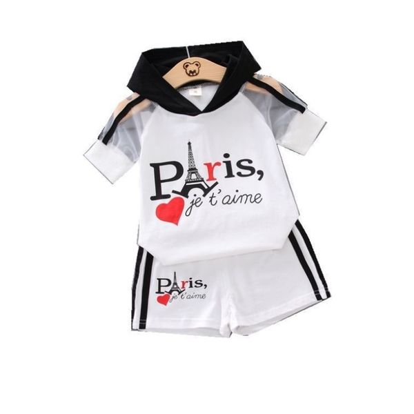new summer children fashion clothing baby boy girls letter hooded t shirt shorts 2pcs/sets kids infant clothes toddler tracksuit y200901, White
new summer children fashion clothing baby boy girls letter hooded t shirt shorts 2pcs/sets kids infant clothes toddler tracksuit y200901, White