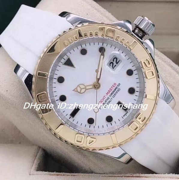new 40mm ym automatic mens watch dial white tape gold stainless steel bezel white dial, Slivery;brown
new 40mm ym automatic mens watch dial white tape gold stainless steel bezel white dial, Slivery;brown