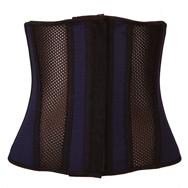 new 13 steel sports mesh splicing elastic rubber corset fitness closure with waist band, Gray
new 13 steel sports mesh splicing elastic rubber corset fitness closure with waist band, Gray