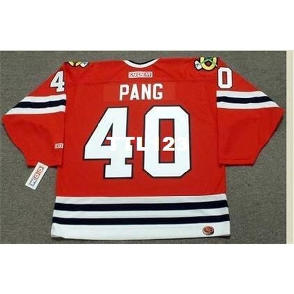 421s #40 darren pang chicago blackhawks 1987 ccm retro hockey jersey or custom any name or number retro jersey, Black
421s #40 darren pang chicago blackhawks 1987 ccm retro hockey jersey or custom any name or number retro jersey, Black