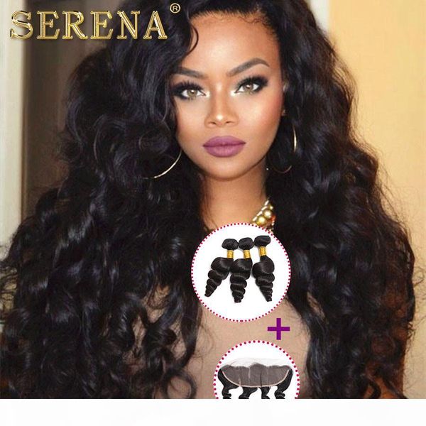13*4 lace frontal closure with bundles 4pcs lot 7a mink brazilian human hair loose wave 3pcs with ear to ear full lace frontal, Black;brown
13*4 lace frontal closure with bundles 4pcs lot 7a mink brazilian human hair loose wave 3pcs with ear to ear full lace frontal, Black;brown