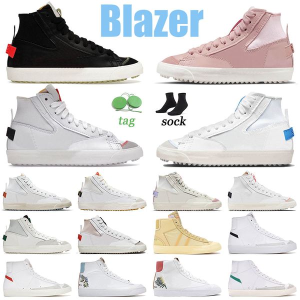 2022 blazer mid 77 vintage womens mens designer shoes indigo catechu white sail pink oxford trainers sneakers university blue dark russet bl, Black
2022 blazer mid 77 vintage womens mens designer shoes indigo catechu white sail pink oxford trainers sneakers university blue dark russet bl, Black