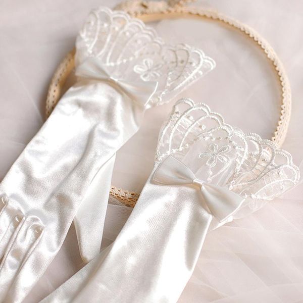 short wedding white gloves women bridal lace satin gloves elegant silk glove dress for party evening bride wedding accessories h sqchxb
short wedding white gloves women bridal lace satin gloves elegant silk glove dress for party evening bride wedding accessories h sqchxb