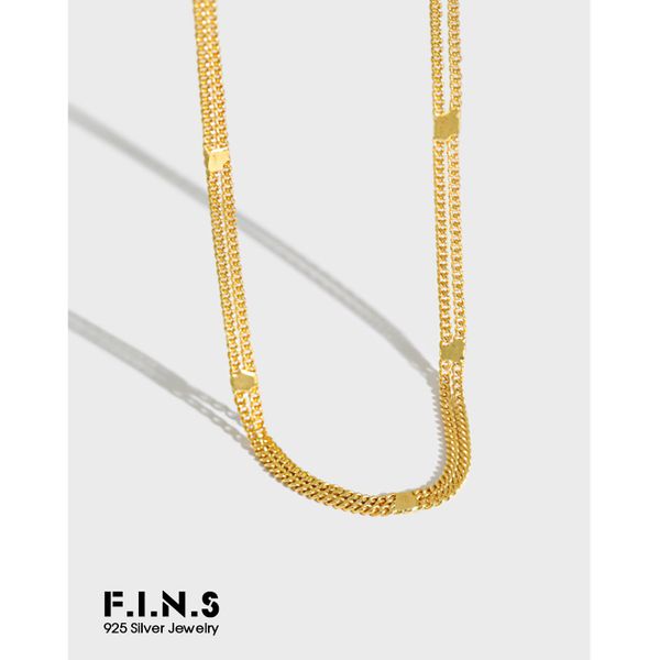 f.i.n.s korean style woman double chain choker 925 sterling silver necklace female clavicle necklace for decoration fine jewelry q0531
f.i.n.s korean style woman double chain choker 925 sterling silver necklace female clavicle necklace for decoration fine jewelry q0531