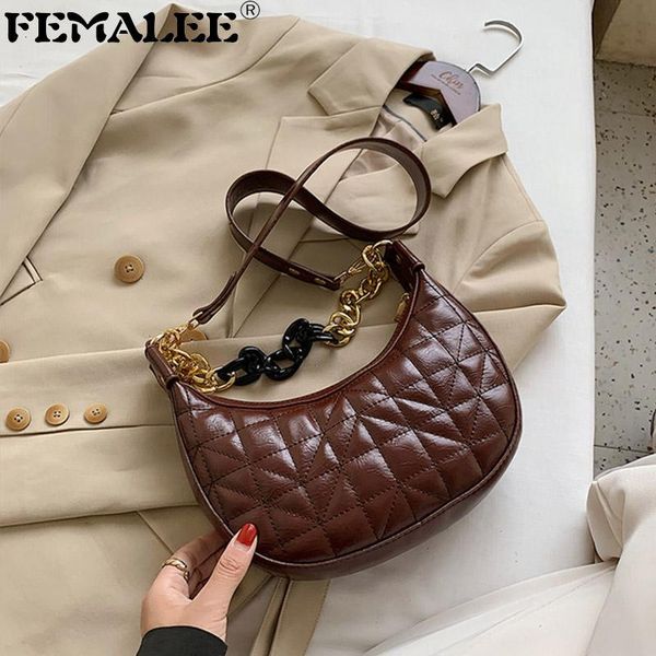 women trendy half moon shape underarm purses classic thread plaid hobos handbag luxury metal chain shoulder bag lipstick key bag
women trendy half moon shape underarm purses classic thread plaid hobos handbag luxury metal chain shoulder bag lipstick key bag