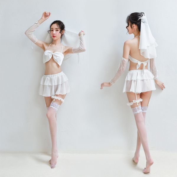 lingerie woman white skirt erotic cosplay bride newlywed uniform wedding dress girl first time, Black;white
lingerie woman white skirt erotic cosplay bride newlywed uniform wedding dress girl first time, Black;white