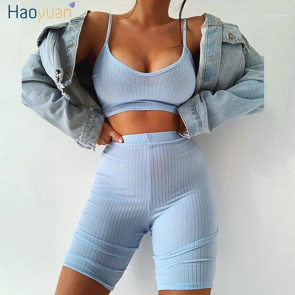 haoyuan ribbed knit two piece set women summer tracksuit crop and biker shorts sweat suits lounge wear outfits matching sets1, White
haoyuan ribbed knit two piece set women summer tracksuit crop and biker shorts sweat suits lounge wear outfits matching sets1, White