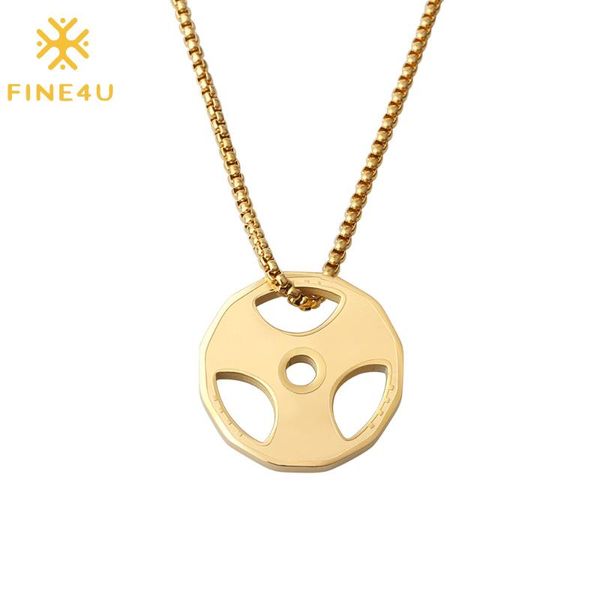 chokers fine4u n587 stainless steel logo radioactive substances warning pendant necklace fashion round jewelry, Golden;silver
chokers fine4u n587 stainless steel logo radioactive substances warning pendant necklace fashion round jewelry, Golden;silver