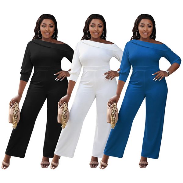 women oblique one shoulder rompers designer spring solid long sleeve one piece jumpsuit fashion wide leg pant straight playsuit for ladies, Black;white
women oblique one shoulder rompers designer spring solid long sleeve one piece jumpsuit fashion wide leg pant straight playsuit for ladies, Black;white