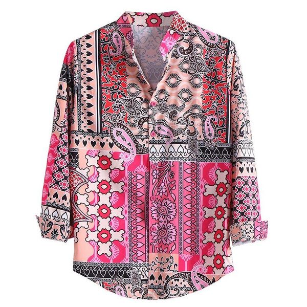 2020 men shirt printed casual breathable long sleeve button loose hawaiian men shirt fashion streetwear camisa dropship, White;black
2020 men shirt printed casual breathable long sleeve button loose hawaiian men shirt fashion streetwear camisa dropship, White;black
