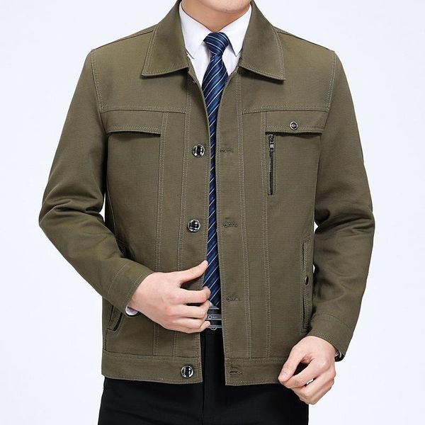 2021 spring autumn jacket men's big size with buttons brand middle-aged man classic casual jackets drop shipping, Black;brown
2021 spring autumn jacket men's big size with buttons brand middle-aged man classic casual jackets drop shipping, Black;brown
