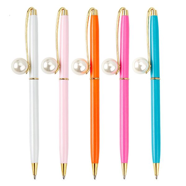 new ball metal ballpen fashion girl big pearl ballpoint pens for school stationery office supplies
new ball metal ballpen fashion girl big pearl ballpoint pens for school stationery office supplies