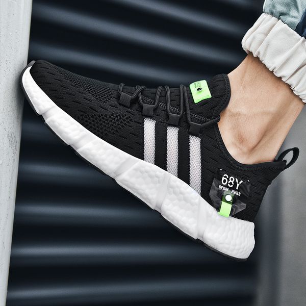 running sport shoes male sneakers men sneakers mesh breathable lace up men casual men shoes outdoor sport soft bottom shoes 201012, Black
running sport shoes male sneakers men sneakers mesh breathable lace up men casual men shoes outdoor sport soft bottom shoes 201012, Black