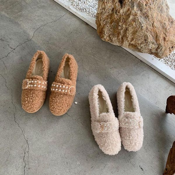 wool fur flats string bead rivets loafers solid square toe moccasins wooden thick winter plush shoes women curly fur espadrilles, Black
wool fur flats string bead rivets loafers solid square toe moccasins wooden thick winter plush shoes women curly fur espadrilles, Black