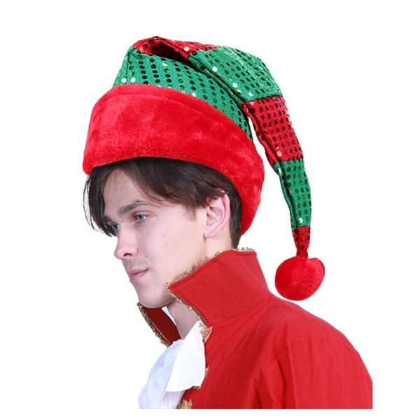 christmas decorations christmas costume up sequin cap for home santa claus gift warm winter new year decorations hat #t1p, Blue;gray
christmas decorations christmas costume up sequin cap for home santa claus gift warm winter new year decorations hat #t1p, Blue;gray