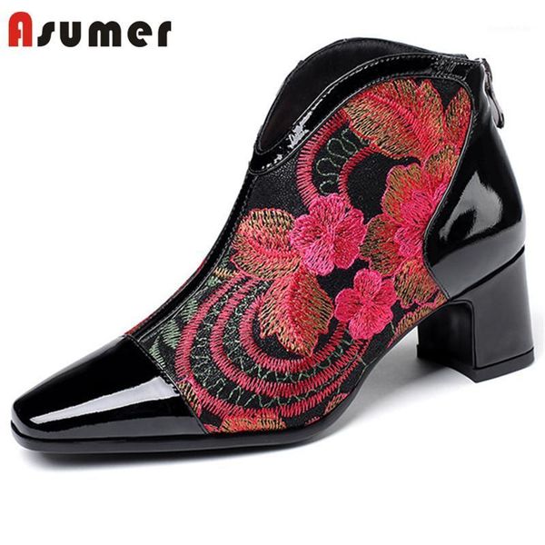 dress shoes asumer 2021 arrival autumn winter high heels woman patent leather embroider zip party women pumps1, Black
dress shoes asumer 2021 arrival autumn winter high heels woman patent leather embroider zip party women pumps1, Black