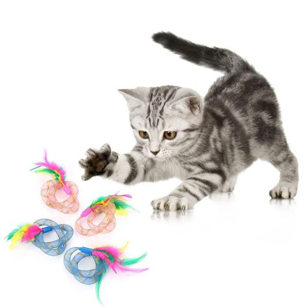 ootdty 10pcs/set cute funny cat spring hose toys pet interactive playing feather toy
ootdty 10pcs/set cute funny cat spring hose toys pet interactive playing feather toy