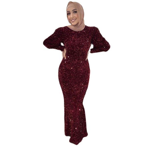 2022 muslim wine red mermaid evening dresses gowns for woman formal party night vestidos de fiesta long sleeve, Black;red
2022 muslim wine red mermaid evening dresses gowns for woman formal party night vestidos de fiesta long sleeve, Black;red