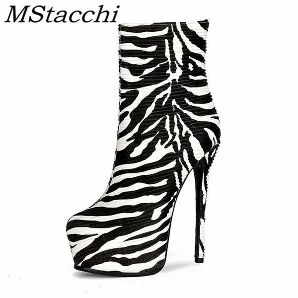 mstacchi zebra pattern side zipper big size 35-45 women short boots platform stiletto novelty fashion madam shoes botas de mujer, Black
mstacchi zebra pattern side zipper big size 35-45 women short boots platform stiletto novelty fashion madam shoes botas de mujer, Black