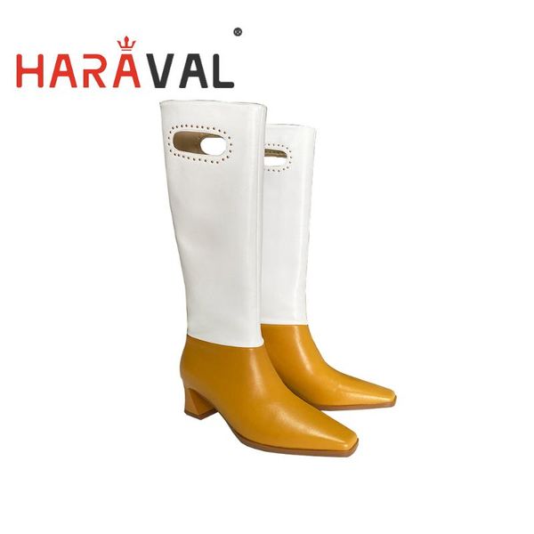 haraval western boots shoes women thick heels boots black genuine leather pointed toe mid-calf boot patchwork velvet shoe e63l
haraval western boots shoes women thick heels boots black genuine leather pointed toe mid-calf boot patchwork velvet shoe e63l