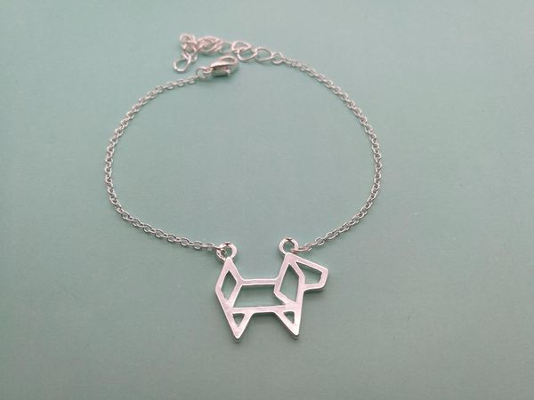 charm bracelets origami paper pet dog bracelet outline lovely puppy cute decoupage animal for ladies women, Golden;silver
charm bracelets origami paper pet dog bracelet outline lovely puppy cute decoupage animal for ladies women, Golden;silver