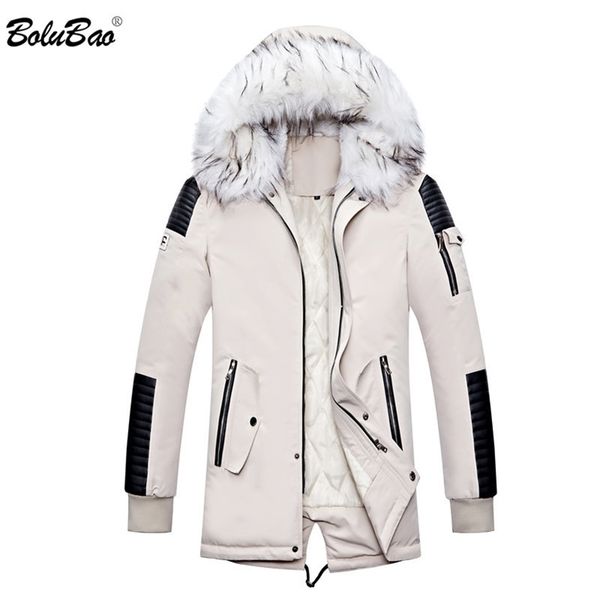 bolubao winter brand new men parkas men's fashion casual thick warm parka male comfortable fur collar hooded parka coat lj201215, Black
bolubao winter brand new men parkas men's fashion casual thick warm parka male comfortable fur collar hooded parka coat lj201215, Black