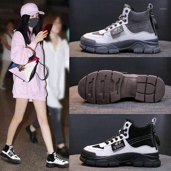 double zipper high-shoes women 2020 winter new women's boots thick-soled plus velvet sneakers wild gray women shoes1, Black
double zipper high-shoes women 2020 winter new women's boots thick-soled plus velvet sneakers wild gray women shoes1, Black