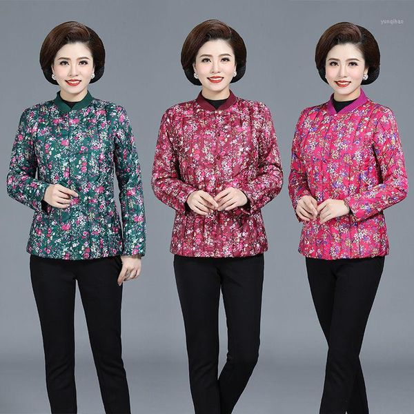 2020 new middle age women winter floral print coats mother warm thick down cotton jacket mom vintage plus size 6xl short parkas1, Black
2020 new middle age women winter floral print coats mother warm thick down cotton jacket mom vintage plus size 6xl short parkas1, Black