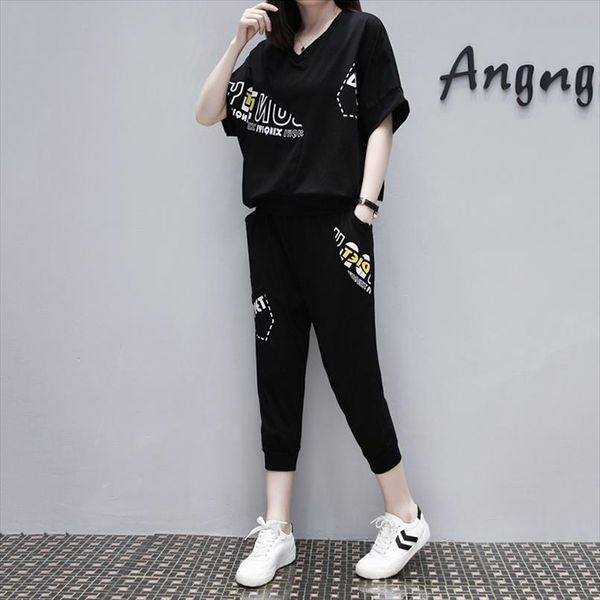 bonjean 2 piece sets tracksuit womens outfits female t shirt summer clothes for women two piece set, Gray
bonjean 2 piece sets tracksuit womens outfits female t shirt summer clothes for women two piece set, Gray