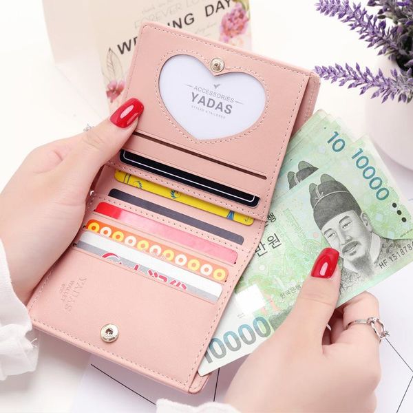 pu women's wallet female short cute little fresh girl student two fold thin small wallet pocket change coin purse card bag, White
pu women's wallet female short cute little fresh girl student two fold thin small wallet pocket change coin purse card bag, White
