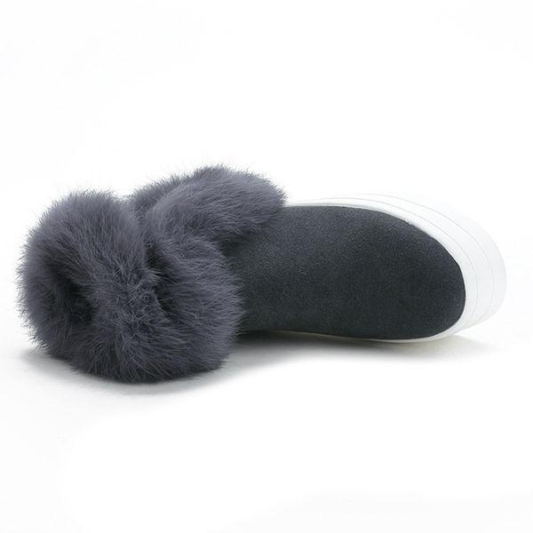 swyivy genuine leather winter warm rabbit fur sneakers platform snow women ankle boots female causal shoe y200115, Black
swyivy genuine leather winter warm rabbit fur sneakers platform snow women ankle boots female causal shoe y200115, Black