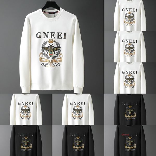 nachuan 2020 fashion round neck sweater 2020 spring and autumn new men's sweater pullover long sleeve leisure pullover bee english patt, Black
nachuan 2020 fashion round neck sweater 2020 spring and autumn new men's sweater pullover long sleeve leisure pullover bee english patt, Black