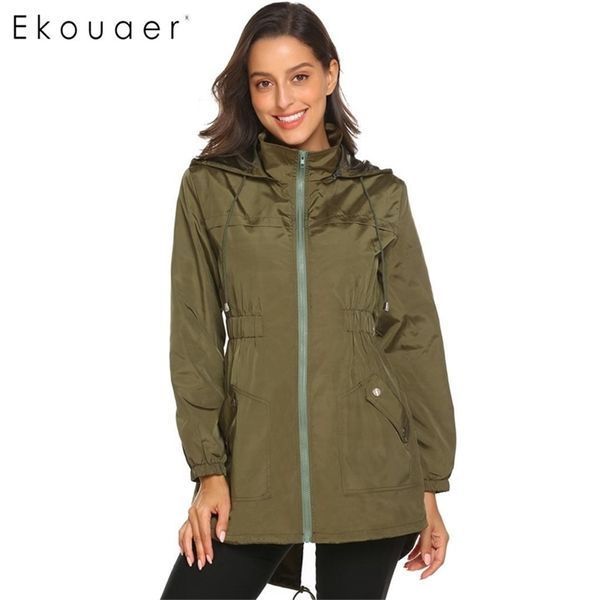 ekouaer women casual coats lightweight hooded waterproof outdoor rain jacket ladies quick dry windbreaker y201012, Black;brown
ekouaer women casual coats lightweight hooded waterproof outdoor rain jacket ladies quick dry windbreaker y201012, Black;brown
