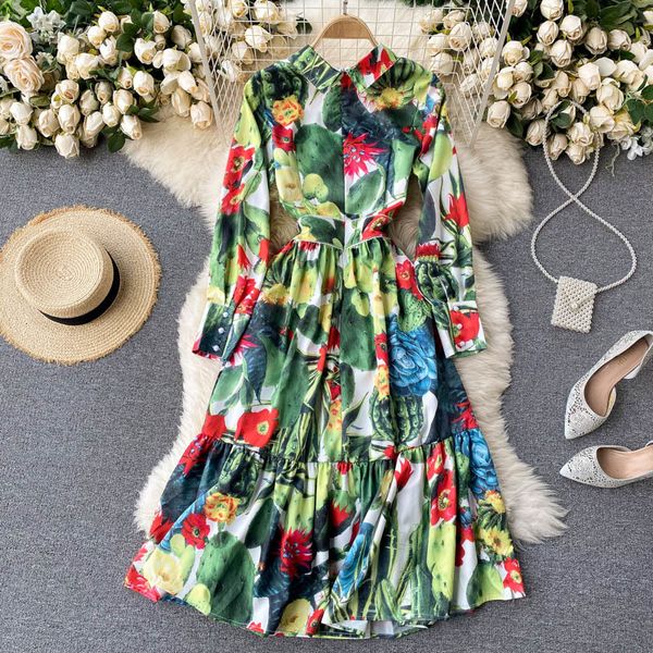 2021 new singiny feminine retro design printing turtleneck opening long dress from to line fall chic boho streetwear kna5, Black;gray
2021 new singiny feminine retro design printing turtleneck opening long dress from to line fall chic boho streetwear kna5, Black;gray