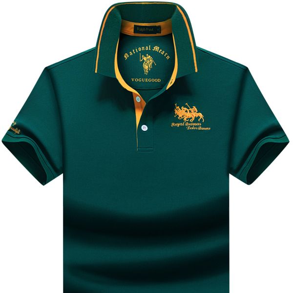 new embroidered men's Polo Shirts, cotton short sve T- summer novelty, large loose cushion T-shirts,, White;black
new embroidered men's Polo Shirts, cotton short sve T- summer novelty, large loose cushion T-shirts,, White;black