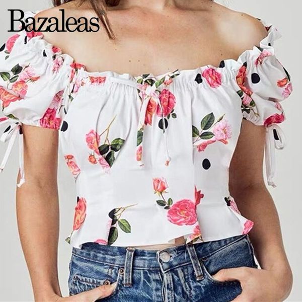 women's blouses & shirts bazaleas chic floral print ropa mujer fashion backless blouse women vintage harajuku off shoulder shirt, White
women's blouses & shirts bazaleas chic floral print ropa mujer fashion backless blouse women vintage harajuku off shoulder shirt, White