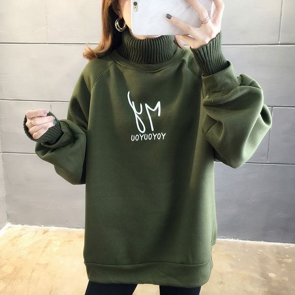 woman sweatshirt hoodie pullover turtleneck long sleeve oversize loose fake two pieces harajuku style fall winter plus velvet t200904, Black
woman sweatshirt hoodie pullover turtleneck long sleeve oversize loose fake two pieces harajuku style fall winter plus velvet t200904, Black