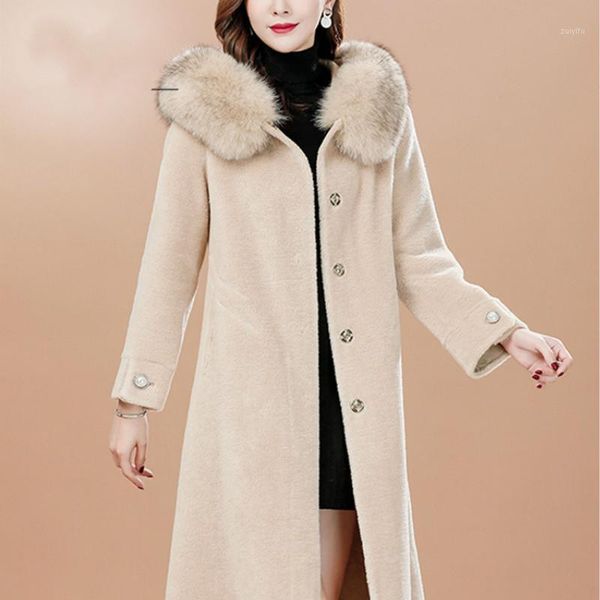 waist long section slimming women's haining fur sheepskin wool velvet coat female collar real1, Black
waist long section slimming women's haining fur sheepskin wool velvet coat female collar real1, Black
