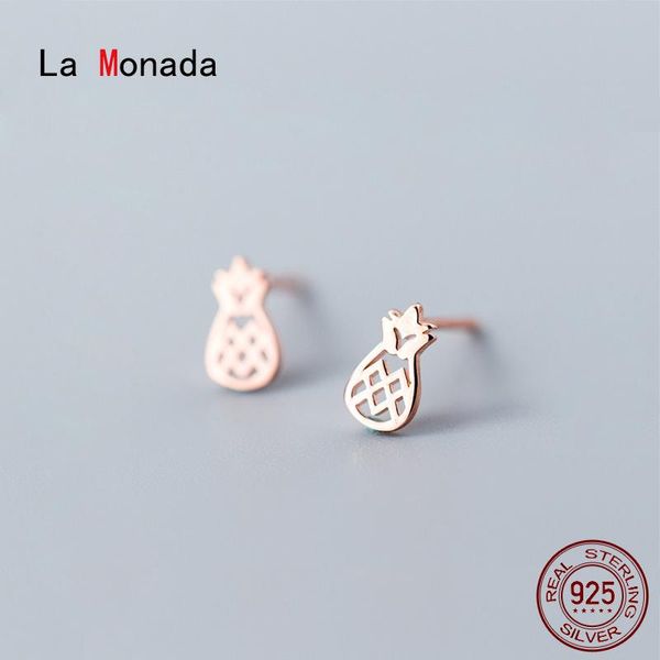 la monada pineapple women stud earrings korean 925 sterling silver earrings for jewelry fruit women's stylish, Golden;silver
la monada pineapple women stud earrings korean 925 sterling silver earrings for jewelry fruit women's stylish, Golden;silver