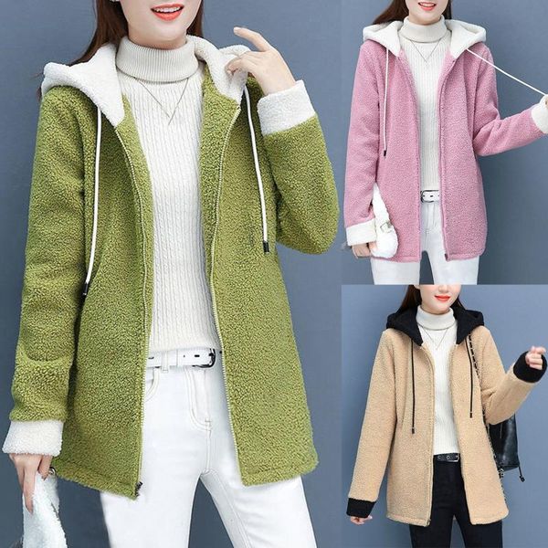women's jackets winter women overcoat plus size solid velvet long sleeve buckle pocket cardigan warm jacket vintage coats femme veste #, Black;brown
women's jackets winter women overcoat plus size solid velvet long sleeve buckle pocket cardigan warm jacket vintage coats femme veste #, Black;brown