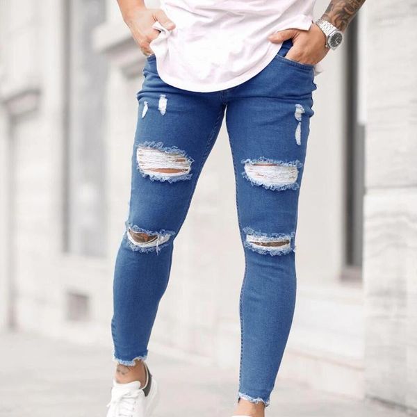 2020 mens jeans skinny stretchy denim pants streetwear straight leg jeans hip hop denim trouser hole ripped distressed1, Blue
2020 mens jeans skinny stretchy denim pants streetwear straight leg jeans hip hop denim trouser hole ripped distressed1, Blue