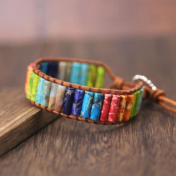 imperial stone hand-knitted single-layer leather creative ethnic wind bracelet 2020 #3l23, Golden;silver
imperial stone hand-knitted single-layer leather creative ethnic wind bracelet 2020 #3l23, Golden;silver
